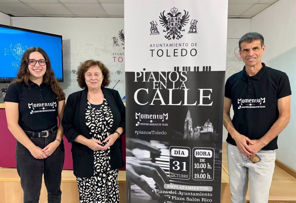 Toledo acoge la séptima edición de 'Pianos en la calle' el 31 de octubre con el Salón Rico como nueva ubicación