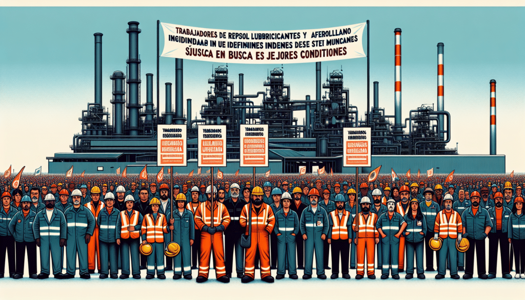 Trabajadores de Repsol Lubricantes y Asfaltos Puertollano, en huelga indefinida desde este lunes