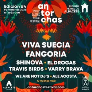 Viva Suecia, Fangoria, Shinova y El Drogas, primeros nombres del Festival Antorchas en julio en Albacete