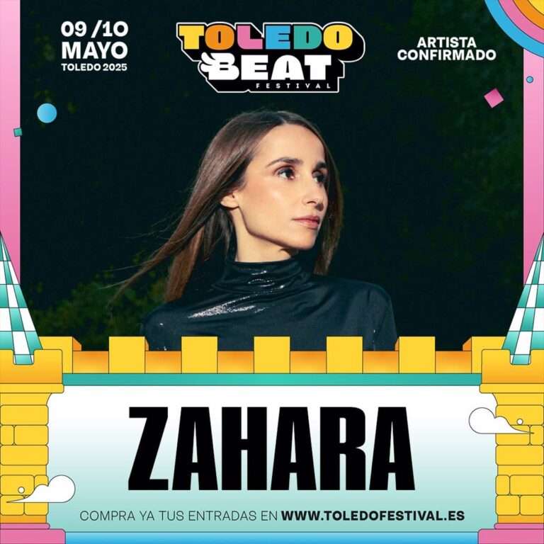 Zahara pisará el Toledo Beat Festival por primera vez en 2025 tras convertirse en la nueva confirmación del evento