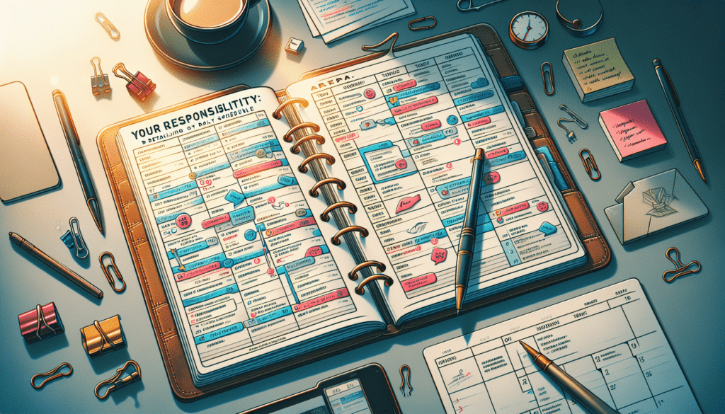 Su responsabilidad: detallar su agenda del día 1