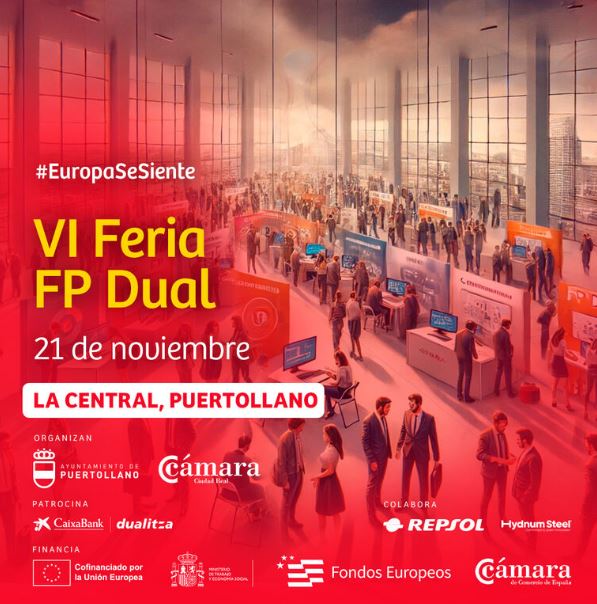 La Primera Edición de la Feria de FP Dual en Puertollano Reúne a 25 Empresas y Aproximadamente Mil Participantes 2