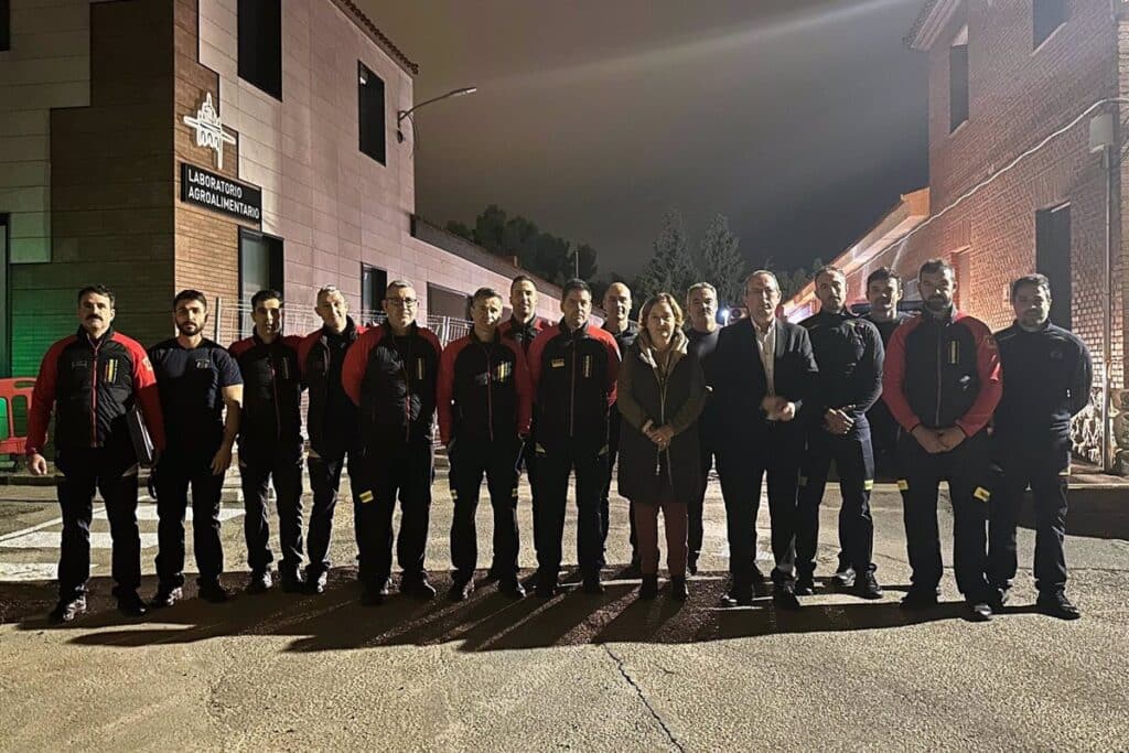 Catorce bomberos del Consorcio Provincial de Toledo viaja a Paiporta para ayudar a los afectados por la riada