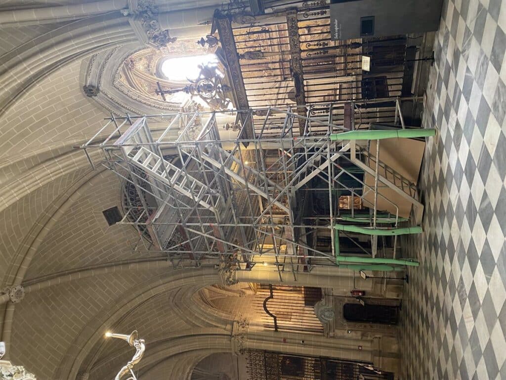 Comienza la restauración de la antesala capitular de la Catedral de Toledo y del retablo de la capilla de San Eugenio