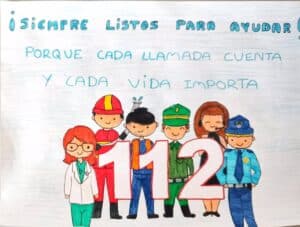 Convocada la XIII edición del concurso de dibujo escolar del 112 para los colegios de Educación Primaria de C-LM