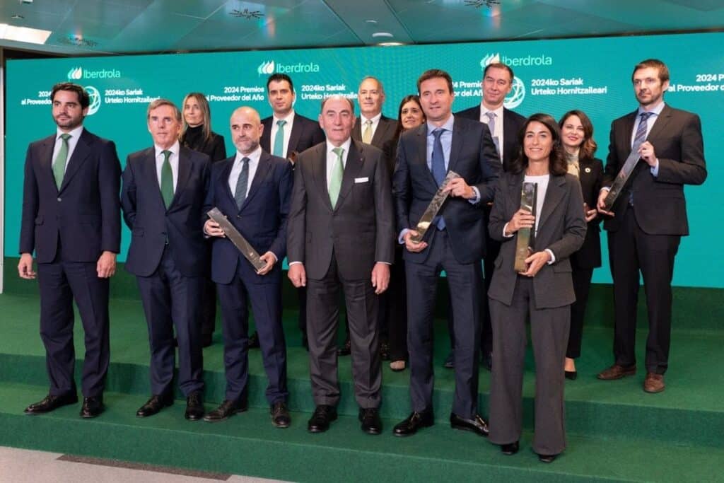 La empresa francesa con sede en Albacete Eiffage recibe el Premio Mejor Proveedor del Año 2024 de Iberdrola