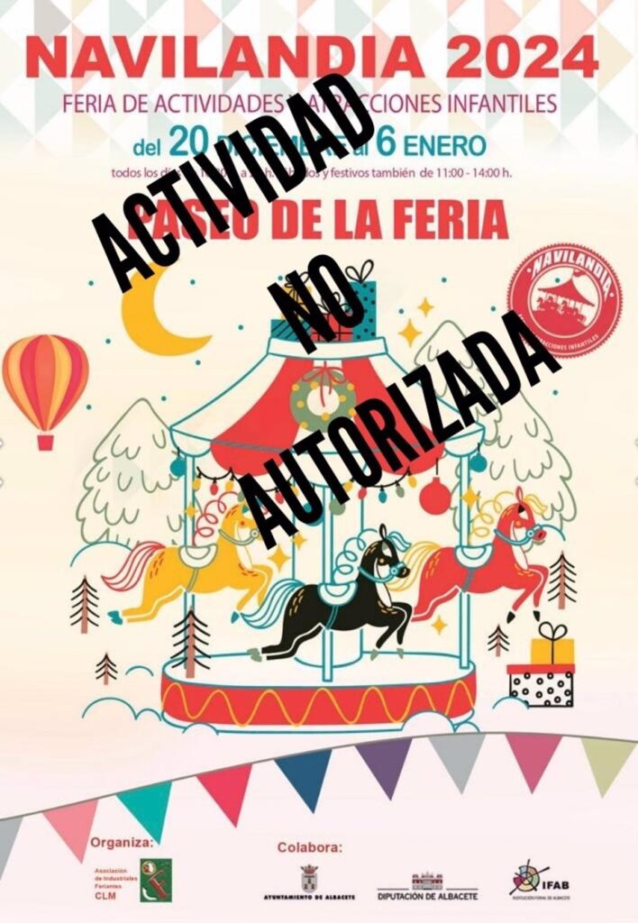 El IFAB advierte de la "falsedad" del anuncio sobre una feria de actividades infantiles en el Paseo de la Feria