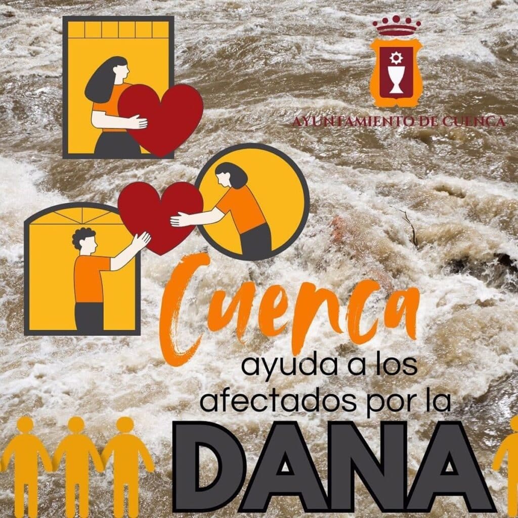 El Parque de Bomberos de Cuenca recoge de nuevo este domingo ayuda hasta las 20.00 horas