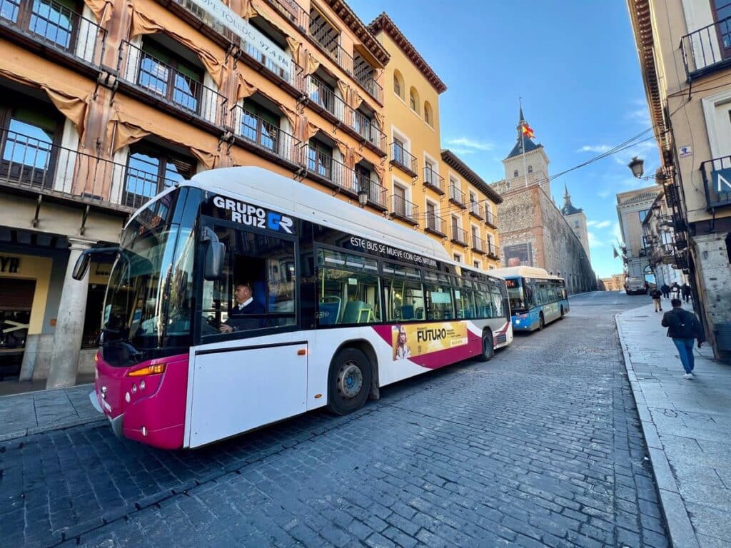 El servicio de transporte urbano de Toledo alcanzó en octubre los 714.600 usuarios, 98.102 más que hace un año