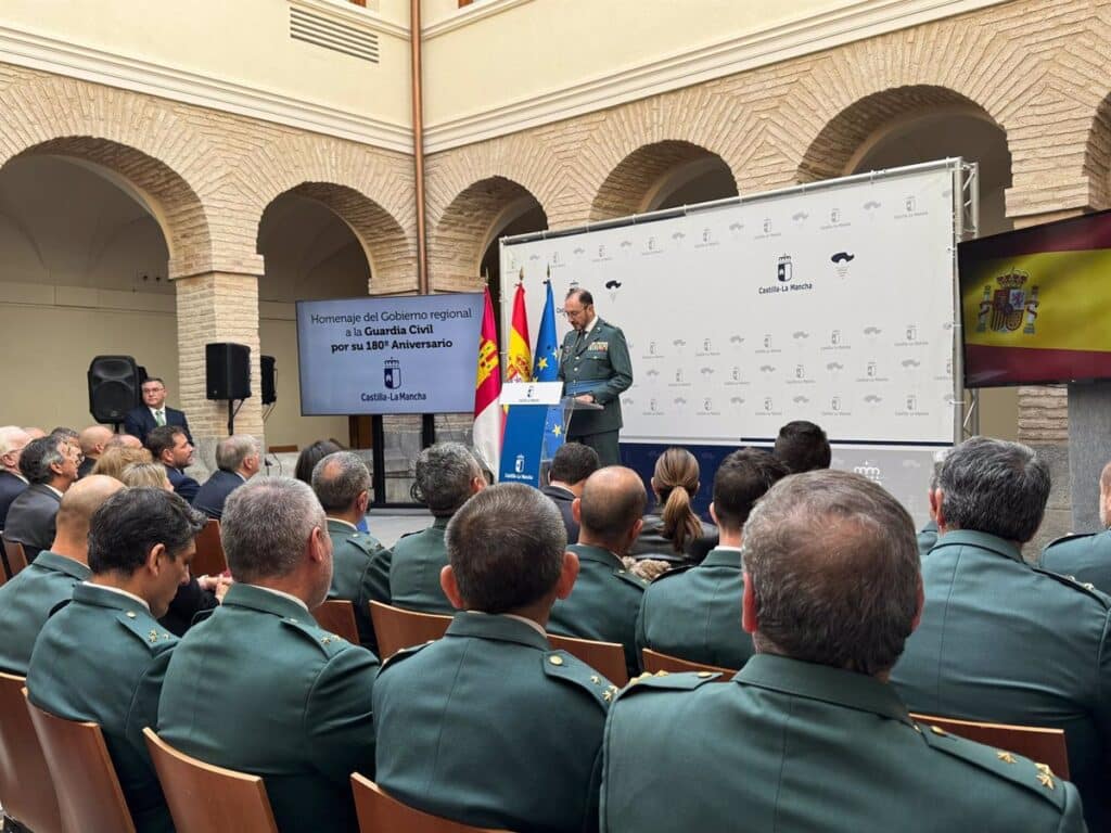 La Junta rinde homenaje a los 1.200 guardias civiles que hacen de Ciudad Real una de las provincias "más seguras"