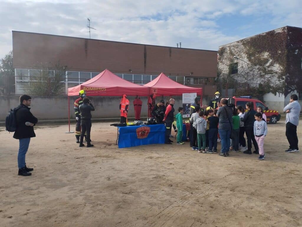 Más de 2.500 alumnos de Toledo aprenden prevención de incendios de la mano de Diputación, Mapfre y Consorcio de Bomberos