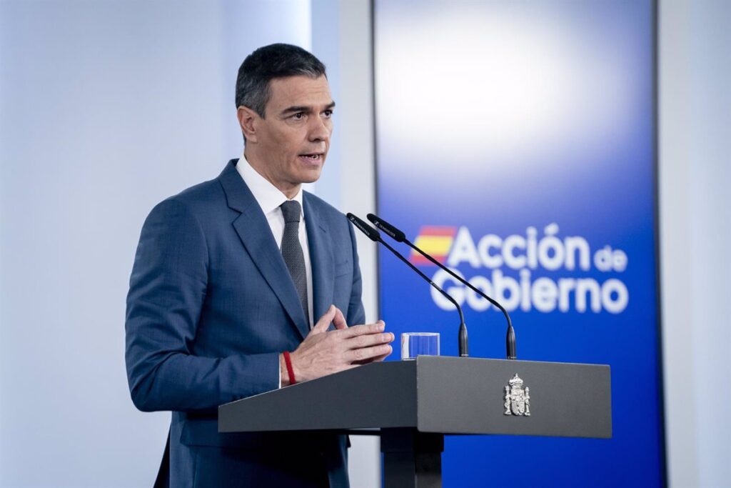 Sánchez anuncia que ya ha pedido a Bruselas ayuda del Fondo Europeo de Solidaridad