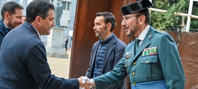 Valverde destaca la labor de la Guardia Civil en el 180 aniversario durante homenaje de la Junta