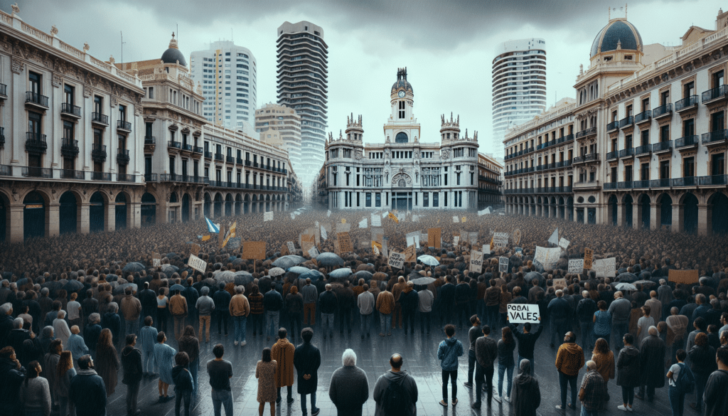 Tercera Concentración en Valencia Exige la Renuncia de Mazón por su Gestión de la Dana 1