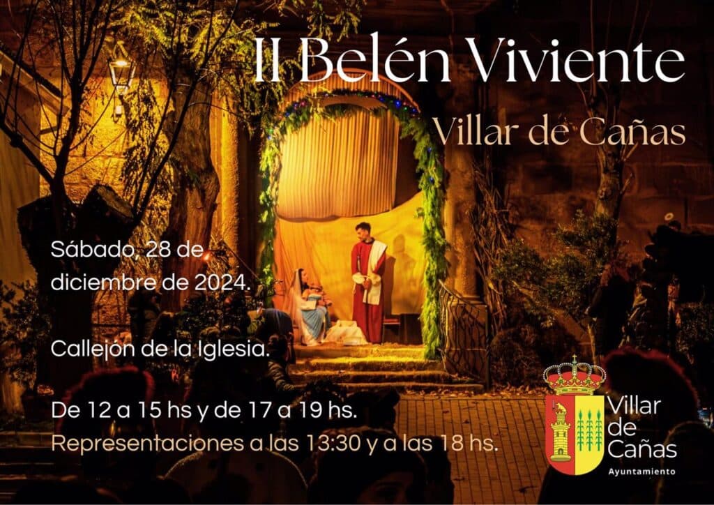 El Belén Viviente de Villar de Cañas volverá a escenificarse este sábado