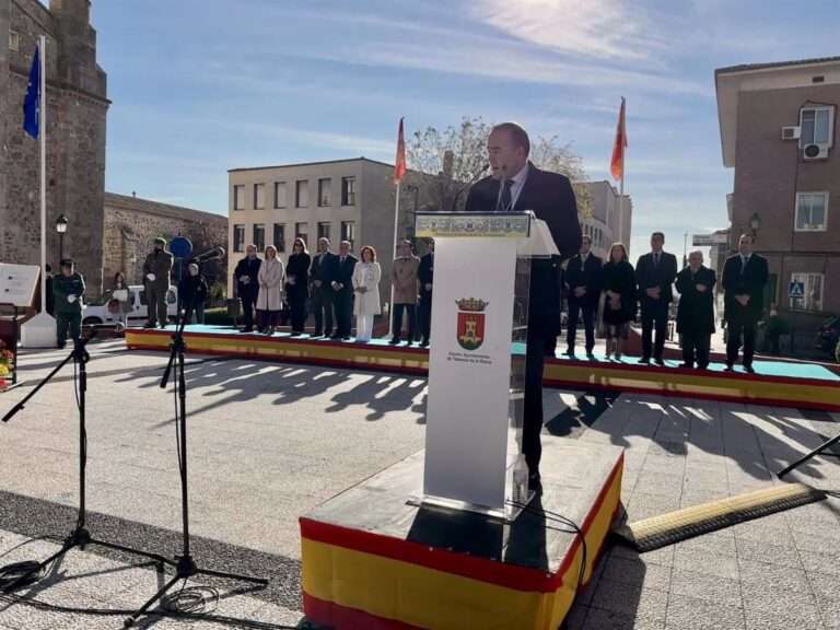 El alcalde de Talavera, sobre la Constitución: "España sólo hay una y los intentos de separar sólo llevan al fracaso"