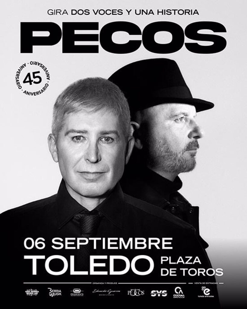 La plaza de toros de Toledo acogerá un concierto de Pecos en septiembre de 2025