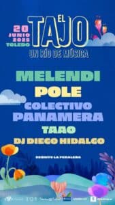 Melendi y Pole encabezarán el nuevo festival 'El Tajo_Un río de música' el 20 de junio en Toledo