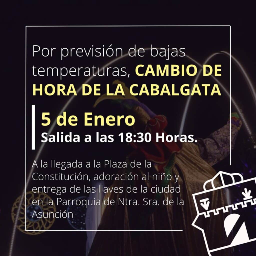 Tarancón (Cuenca) adelanta el horario de la Cabalgata de Reyes por previsión de bajas temperaturas