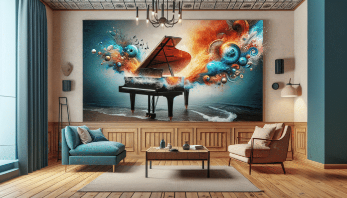 Ideas innovadoras para integrar un piano de pared en la decoración del hogar