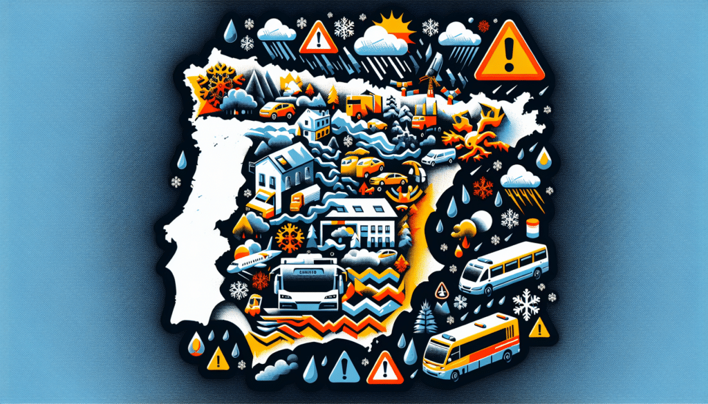 La AEMET declara alerta en diversas regiones españolas debido a la borrasca 'Ivo' por intensas precipitaciones y nevadas 2
