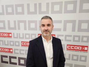 Carlos Hortelano presenta su candidatura para ser secretario general de CCOO Cuenca en el Congreso de marzo