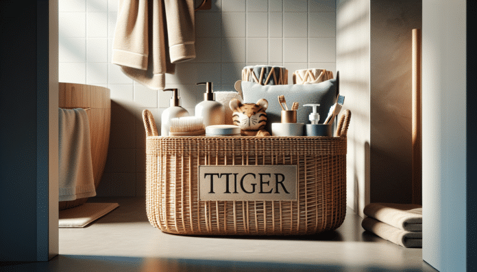 Tiger tiene la cesta más coqueta para guardar tus pequeños objetos de baño