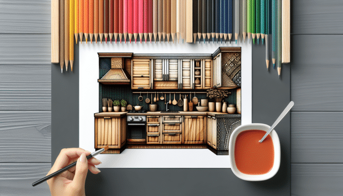 Cómo combinar muebles de madera y color en la cocina para un diseño único