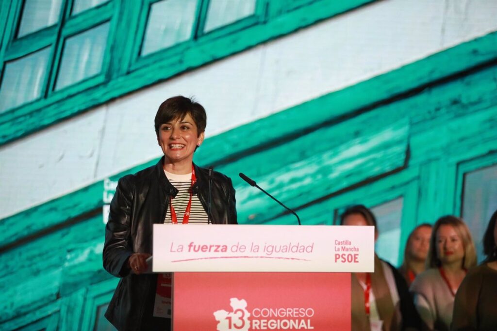 Isabel Rodríguez elogia a Page en su reelección y reclama la unidad de acción del PSOE para defender la igualdad