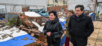 La Diputación Apoya la Rápida Recuperación de Torre de Juan Abad tras el Tornado, Anuncia Valverde