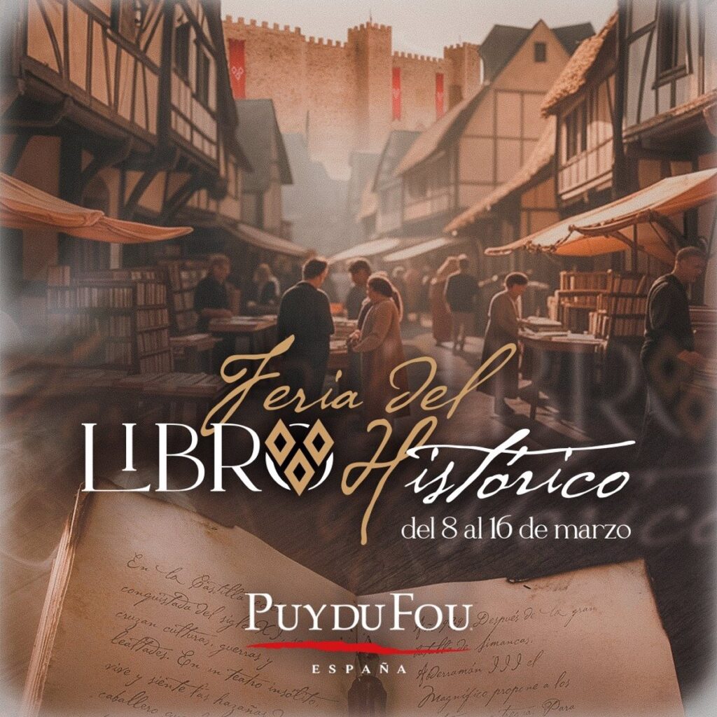 La nueva temporada de Puy du Fou trae consigo como novedad la Feria del Libro Histórico