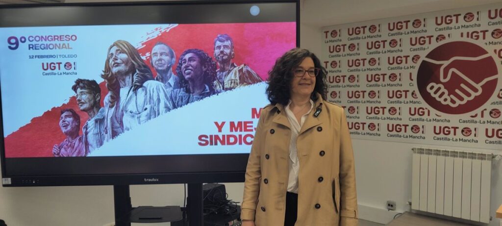 Lola Alcónez se postula en la carrera para liderar UGT CLM con el objetivo de construir una etapa de continuidad