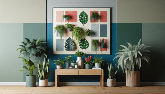 Colores de pared para destacar plantas de interior