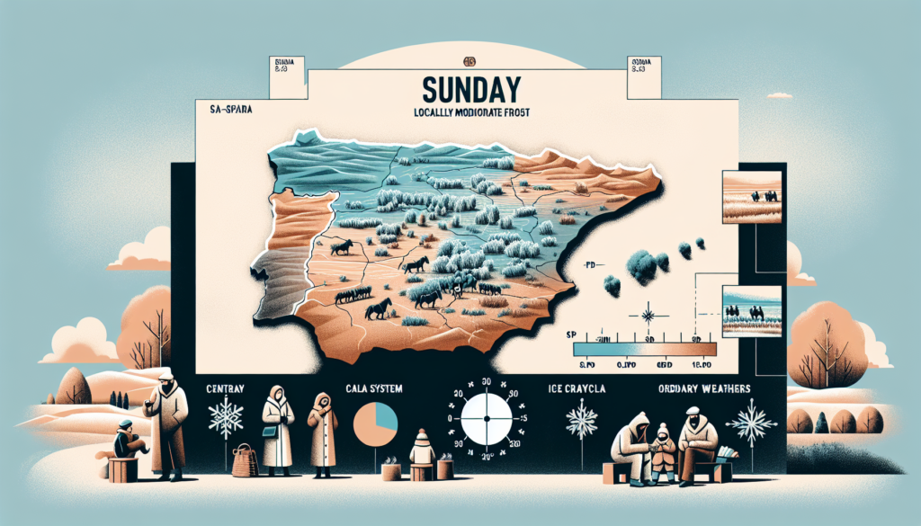 Previsión meteorológica para este domingo en C-LM: heladas localmente moderadas en sistema Central y La Mancha
