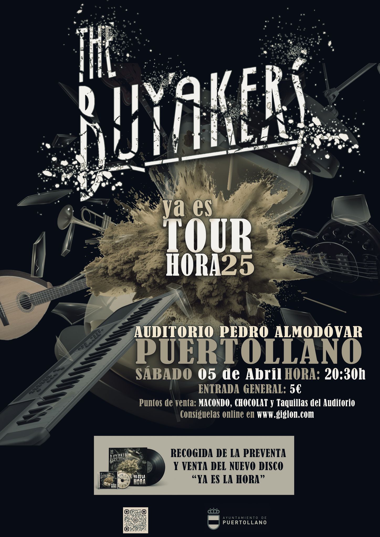 El Auditorio se prepara para el estreno en vivo de 'Ya es hora', el último álbum de The Buyakers 1