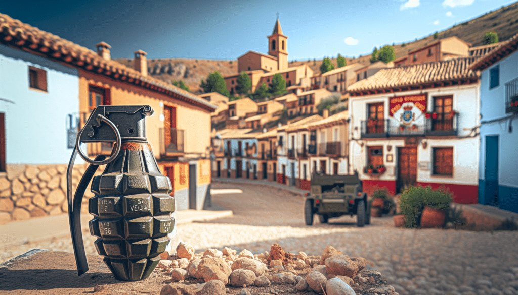 La Guardia Civil neutraliza una granada de la Guerra Civil hallada en Pozo Cañada, Albacete 4