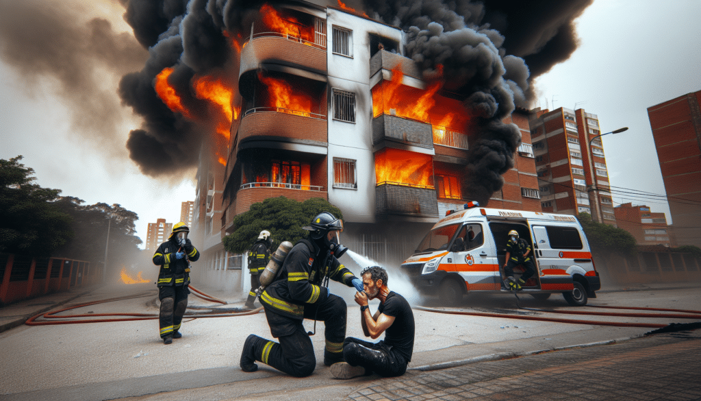 Inhalación de Humo Lesiona a Una Persona en Incendio Residencial en Cartagena 6