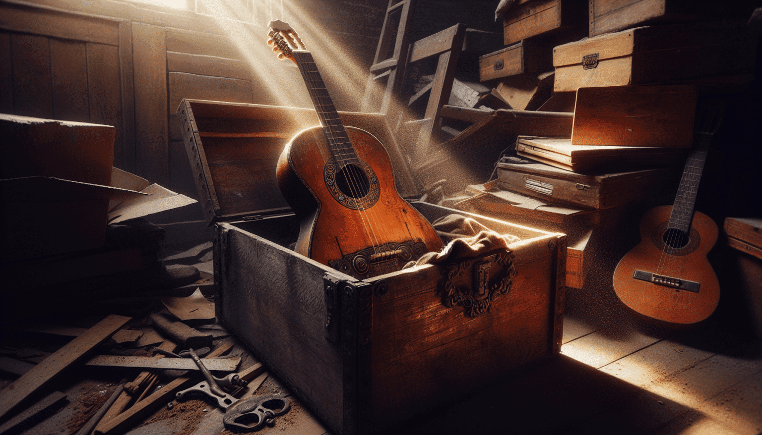 El Misterioso Caso de la Guitarra Perdida: La Huella de 'Entre Dos Aguas' en una Caja de Mudanzas 1