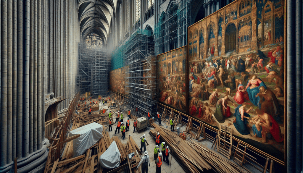 Una restauración en la Catedral de Toledo saca a la luz unas pinturas realizadas por Juan de Borgoña en 1511