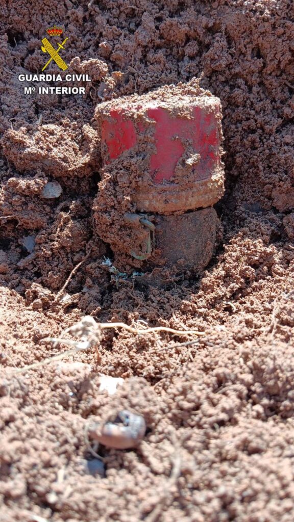 Detonada una granada de mano originaria de la Guerra Civil en Brihuega (Guadalajara)