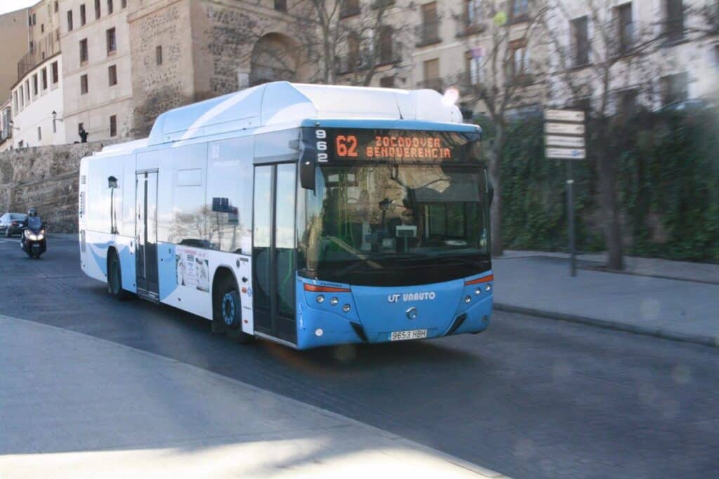 El transporte urbano subió un 9% en diciembre en Castilla-La Mancha con 1.895.000 pasajeros