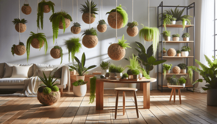 Ideas para decorar con kokedamas