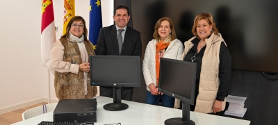 La Diputación de Ciudad Real dona cien ordenadores reacondicionados a asociaciones del Tercer Sector en la provincia