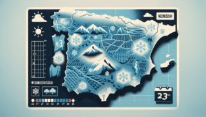 Previsión meteorológica para este miércoles en Castilla-La Mancha: heladas débiles generalizadas