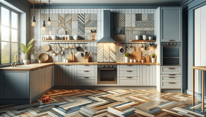 Azulejos en espiga para la cocina: estilos, tendencias y consejos