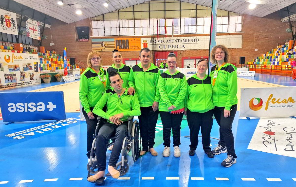 El Club Fuente Agria triunfa con cuatro medallas en el Campeonato Regional de Gimnasia Rítmica Adaptada 1