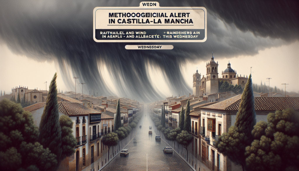 Previsión meteorológica para este miércoles en Castilla-La Mancha: alerta por precipitaciones y viento en Albacete