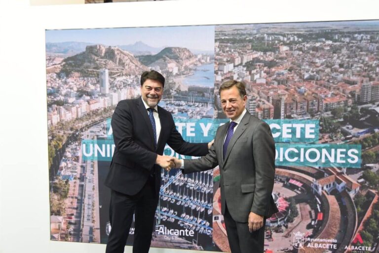 Ayuntamientos de Albacete y Alicante firmarán un protocolo de promoción turística de ambas ciudades al inicio de abril