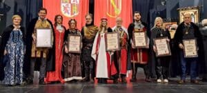 Presidente Diputación Ciudad Real y alcaldesa de Castellar de Santiago, Caballero y Dama de la Encomienda en Montiel