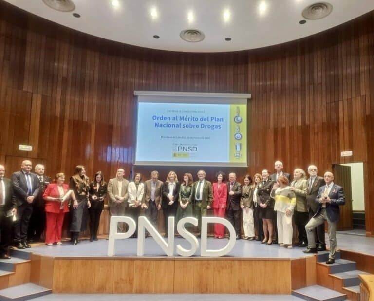 Castilla-La Mancha recibe un reconocimiento por la Orden al Mérito del Plan Nacional sobre Drogas